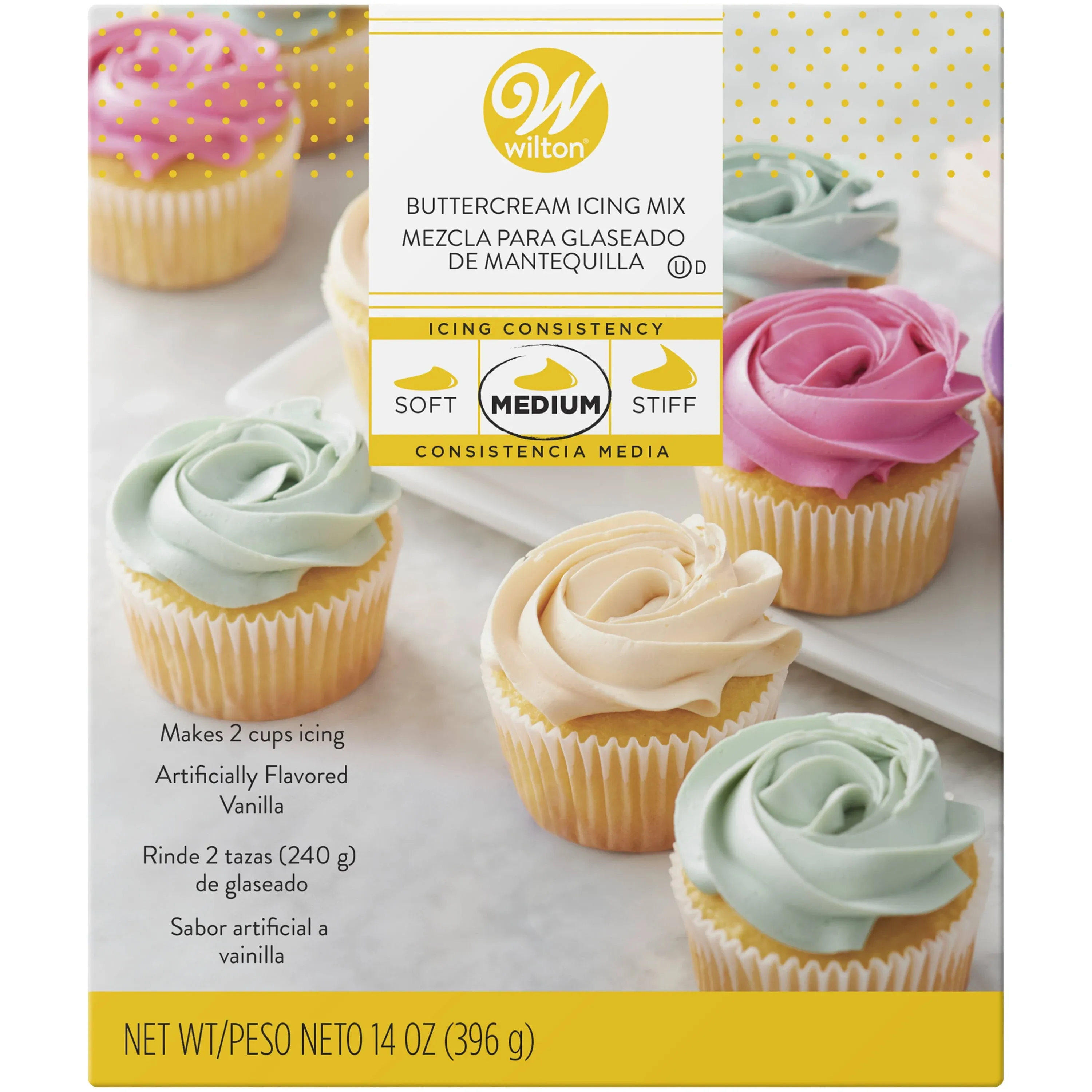 Wilton Buttercream Icing Mix, Medium - 14 oz