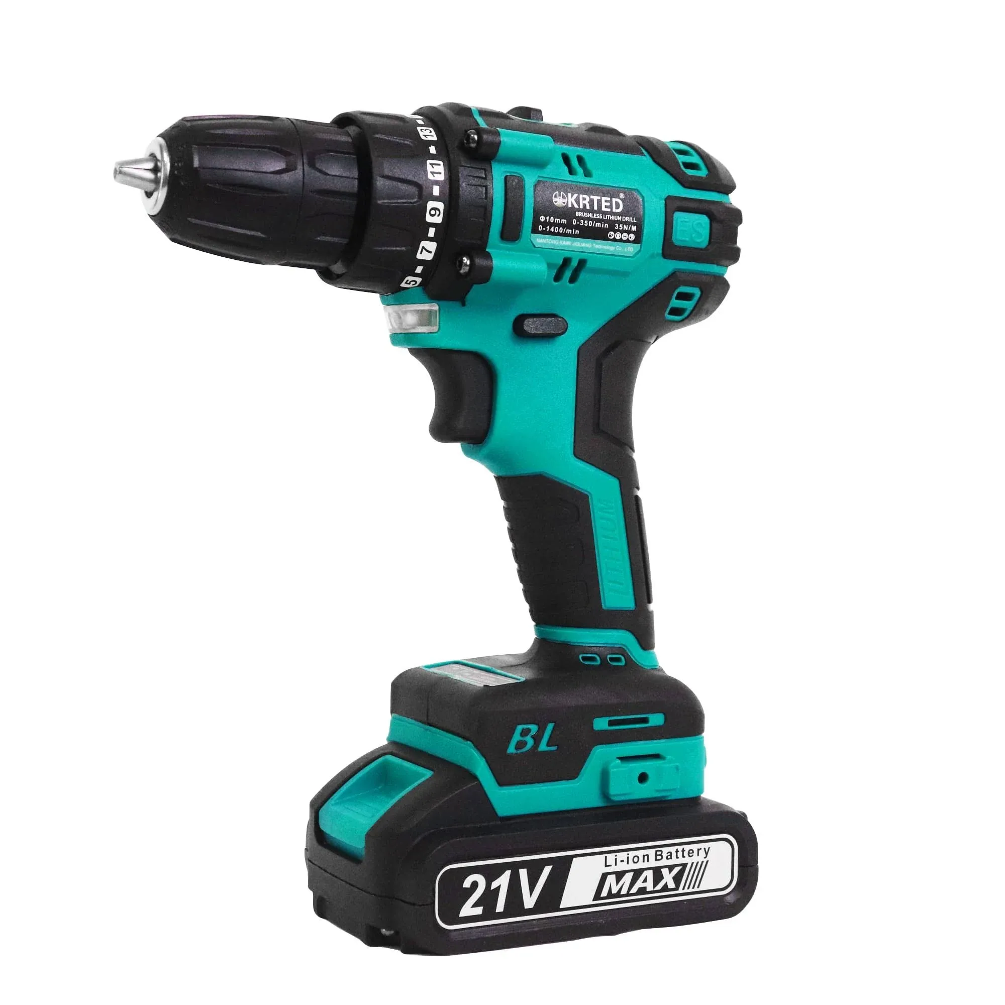 21V Max Cordless Drill/Driver Kit, Electric Power Drill Set with 2 Batteries ...