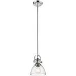 Golden - 3118-M1L BCB-SD - One Light Mini Pendant - Hines Bcb - Brushed Champagne ...