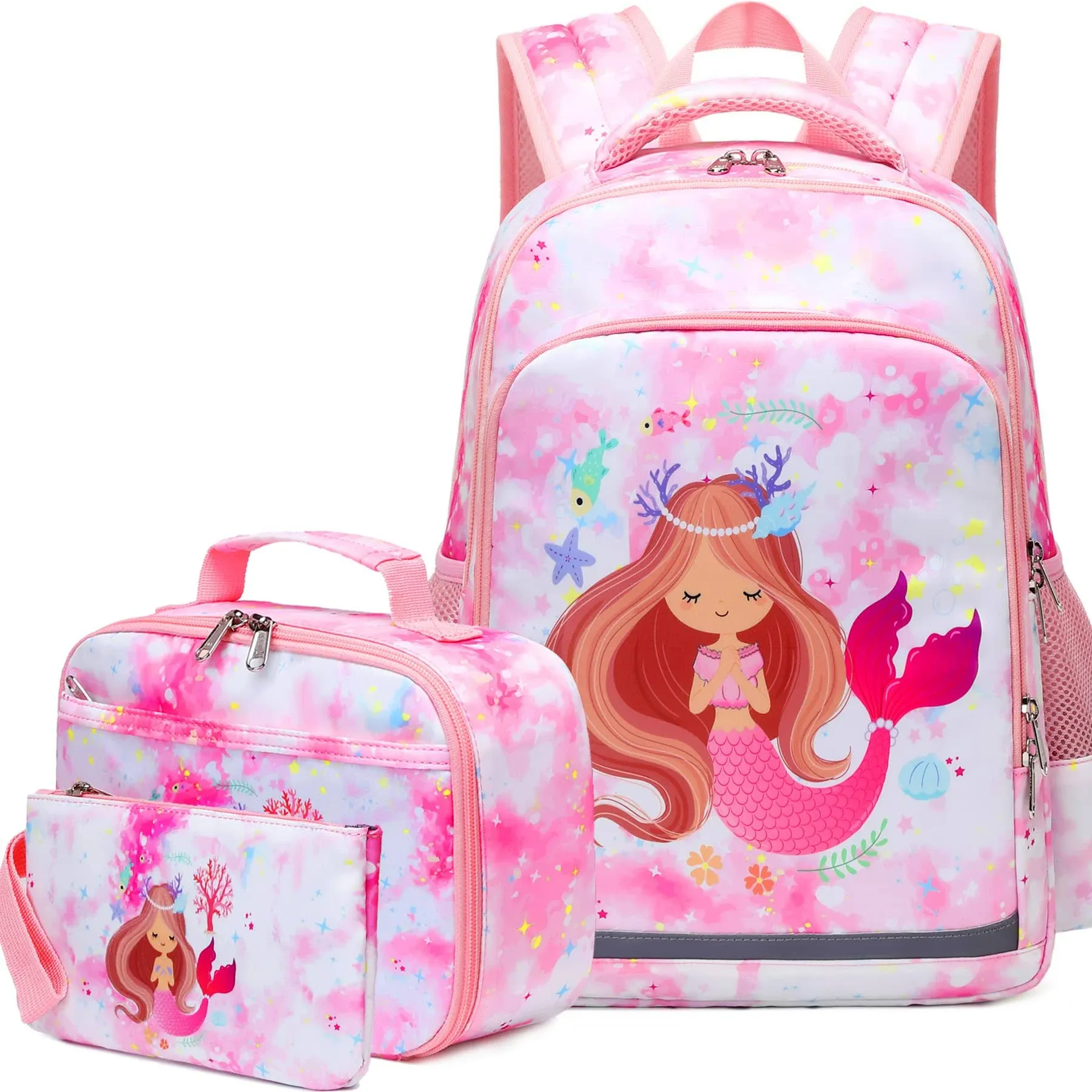 Soehipee Girls Backpacks, Mermaid Backpack for Girls, Kids Preschool... 