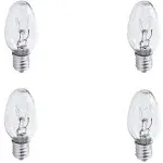 4Pk - Philips 4W 120V C7 E12 Night Light Bulb Clear Incandescent Light Bulb - Incandescent Bulbs - by BulbAmerica | Houzz