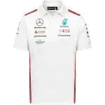 Mercedes AMG Petronas F1 2023 Team Polo - White