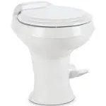 Standard Height Heavy Duty Plastic RV Toilet Portable Toilets Gravity Flush