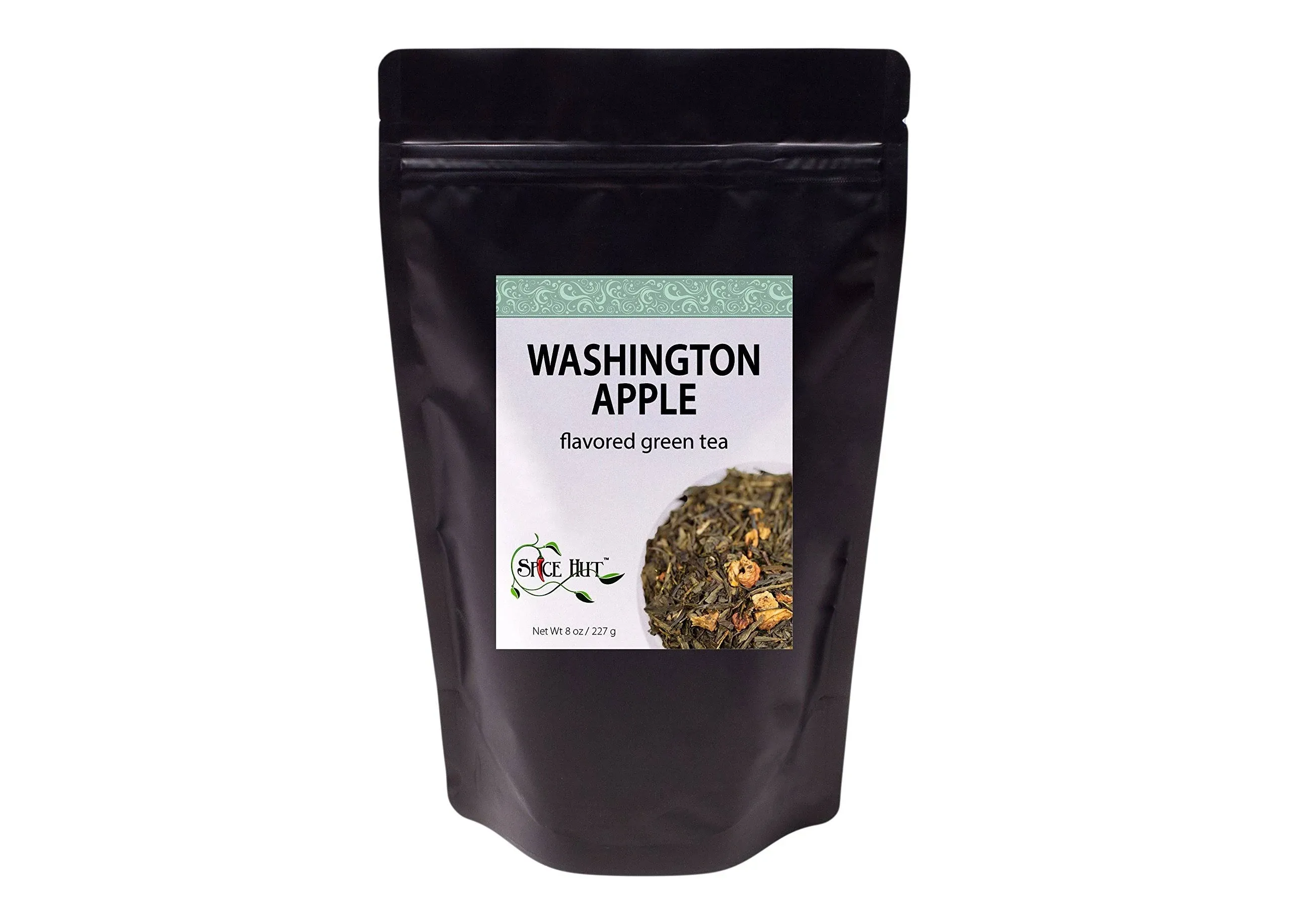 The Spice Hut The First Sip of Tea Washington Green Apple Loose Leaf Flavored Green Tea, 8 Ounce