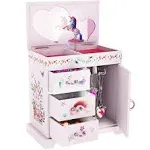 Unicorn Musical Jewelry Box for Kids - Unicorn Gifts for Girls, Ages 3-8, Best Princess Room Unicorn Toys Gift for Age 3, 4, 5, 6, 7, 8 Year Old Little Girl - Birthday Present Toy Ideas Music Box