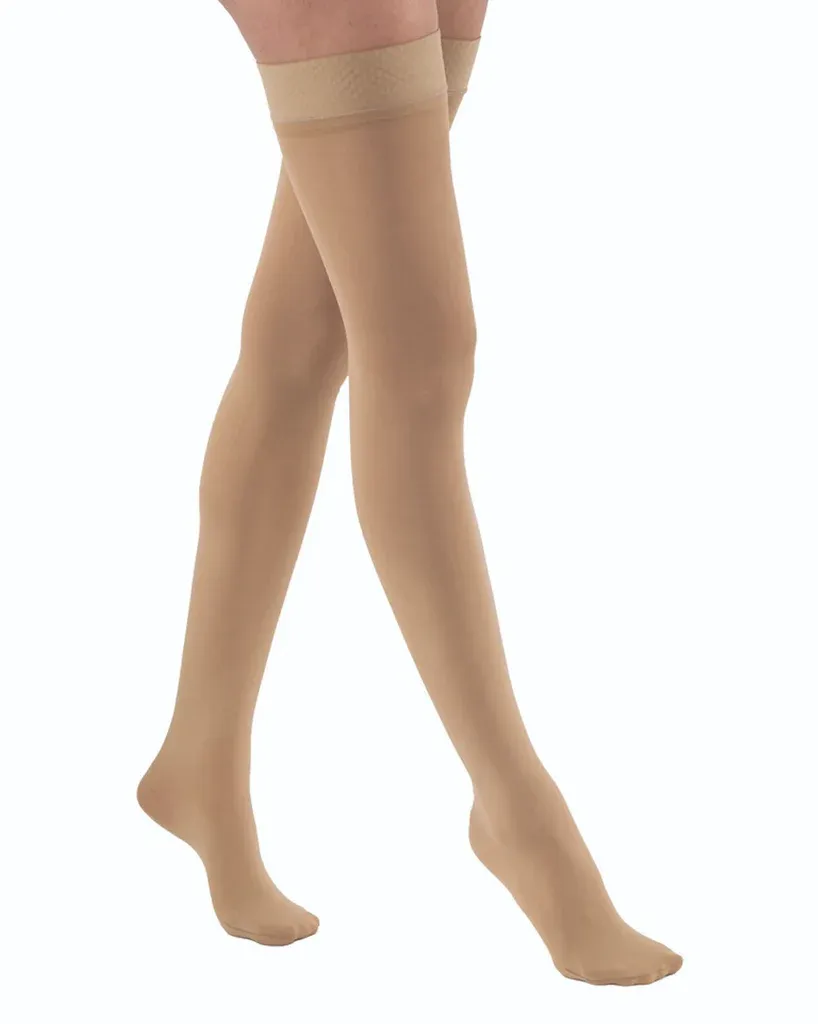 Jobst Relief 20-30 mmHg Knee High Petite Silicone Open Toe Large Beige