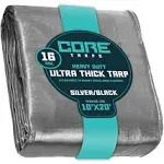 Core Tarps Extra Heavy Duty 16 Mil Tarp Cover Waterproof UV Resistan