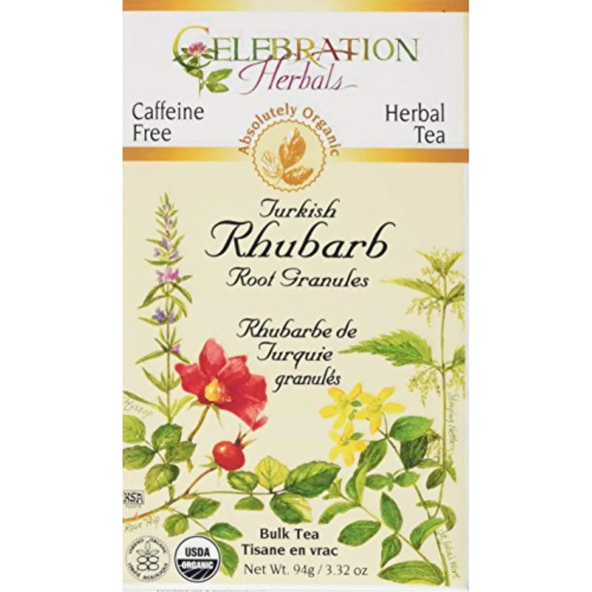 Celebration Herbals Organic Rhubarb Root Turkish Powder