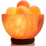 Umaid Himalayan Salt Lamp Bowl with Salt Massage Balls