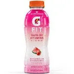 Gatorade Fit No Added Sugar Watermelon Strawberry Electrolyte Beverage Bottle