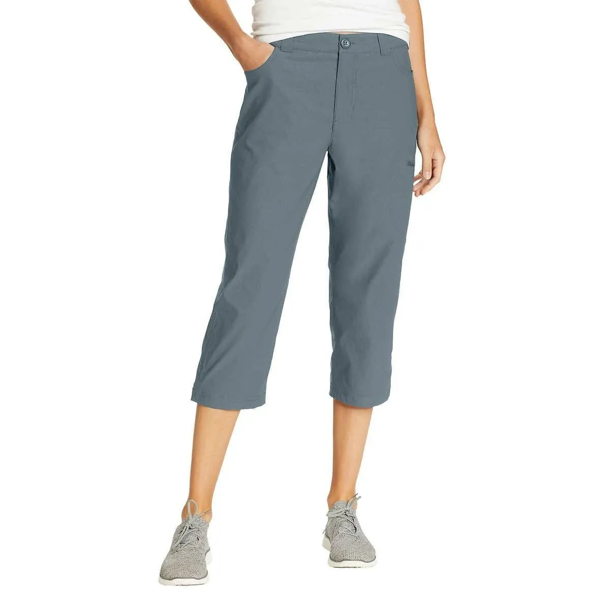 Eddie Bauer Women&#x27;s Tech Capri Pants Gray