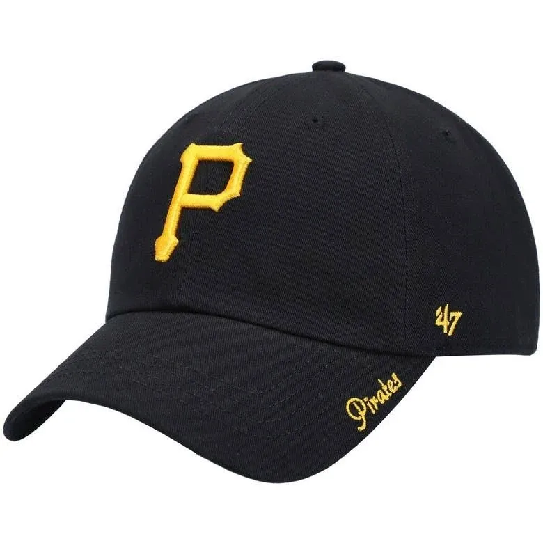 '47 Black Pittsburgh Pirates Team Miata Clean Up Adjustable Hat