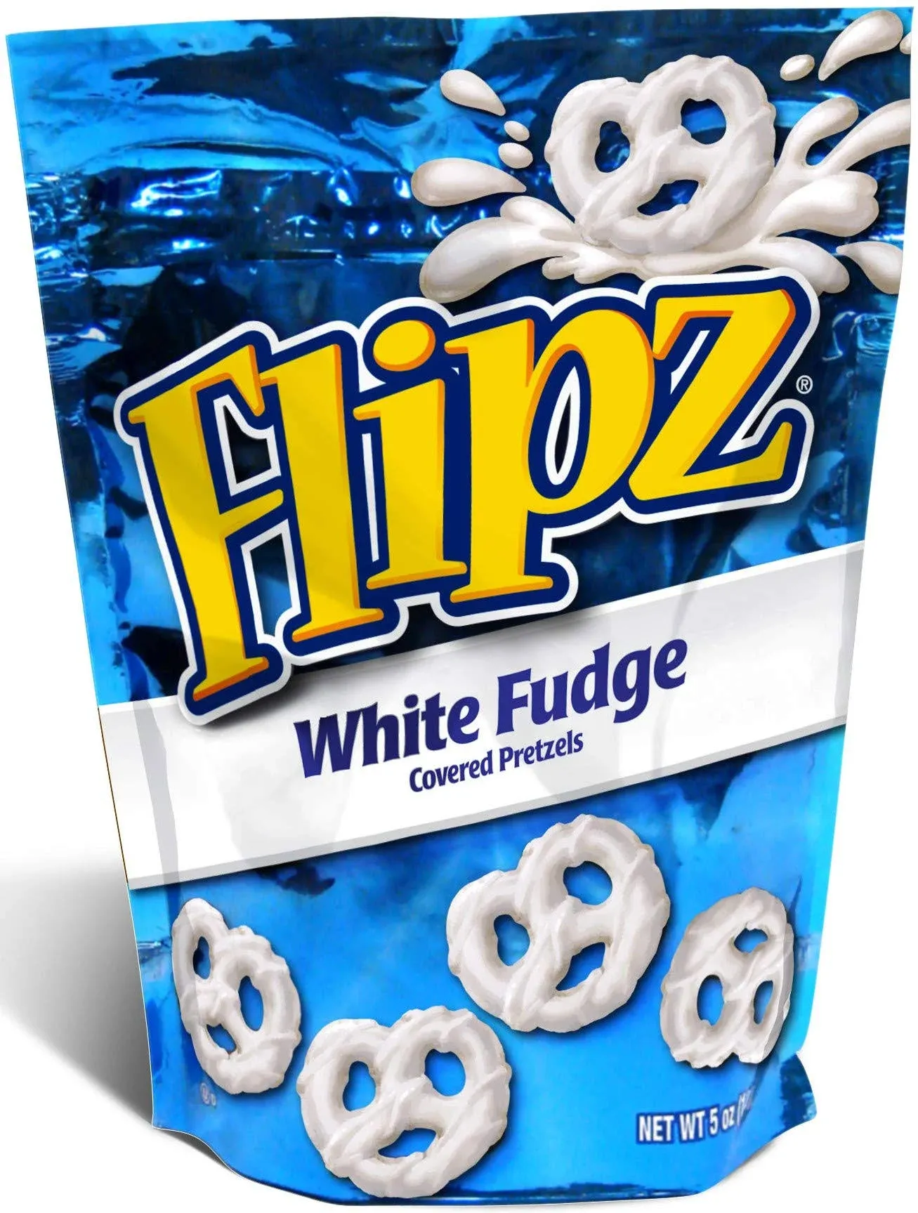 Flipz Pretzels, White Fudge Covered - 7.5 oz