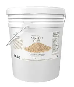 Mountain High Organics Inc Certified Organic Steel Cut Oats 6g Bucket (42lbs)