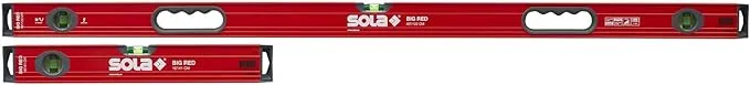 Sola Big Red Value Combo Box Beam Level Set with 16 and 48 Inches LSB4816