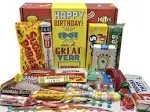 RETRO CANDY YUM ~ 1961 64th Birthday Gift Box Nostalgic Candy Mix from Childhood for 64 Year Old Woman or Man Born 1961 Jr