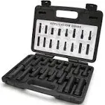 16 Pcs Locking Lug Nut Master Set Wheel Lock Key Removal Tool Kit