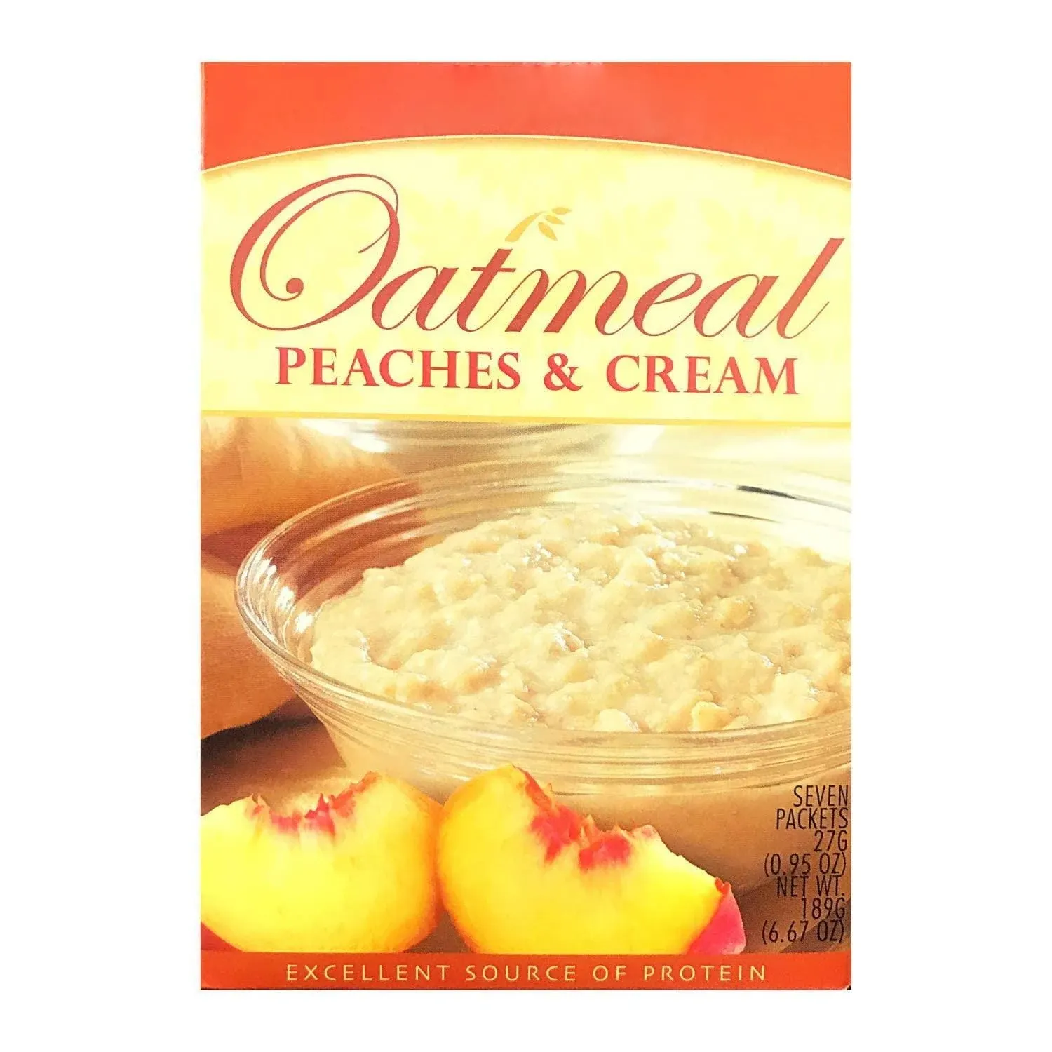 Fit Wise Peaches and Cream Oatmeal