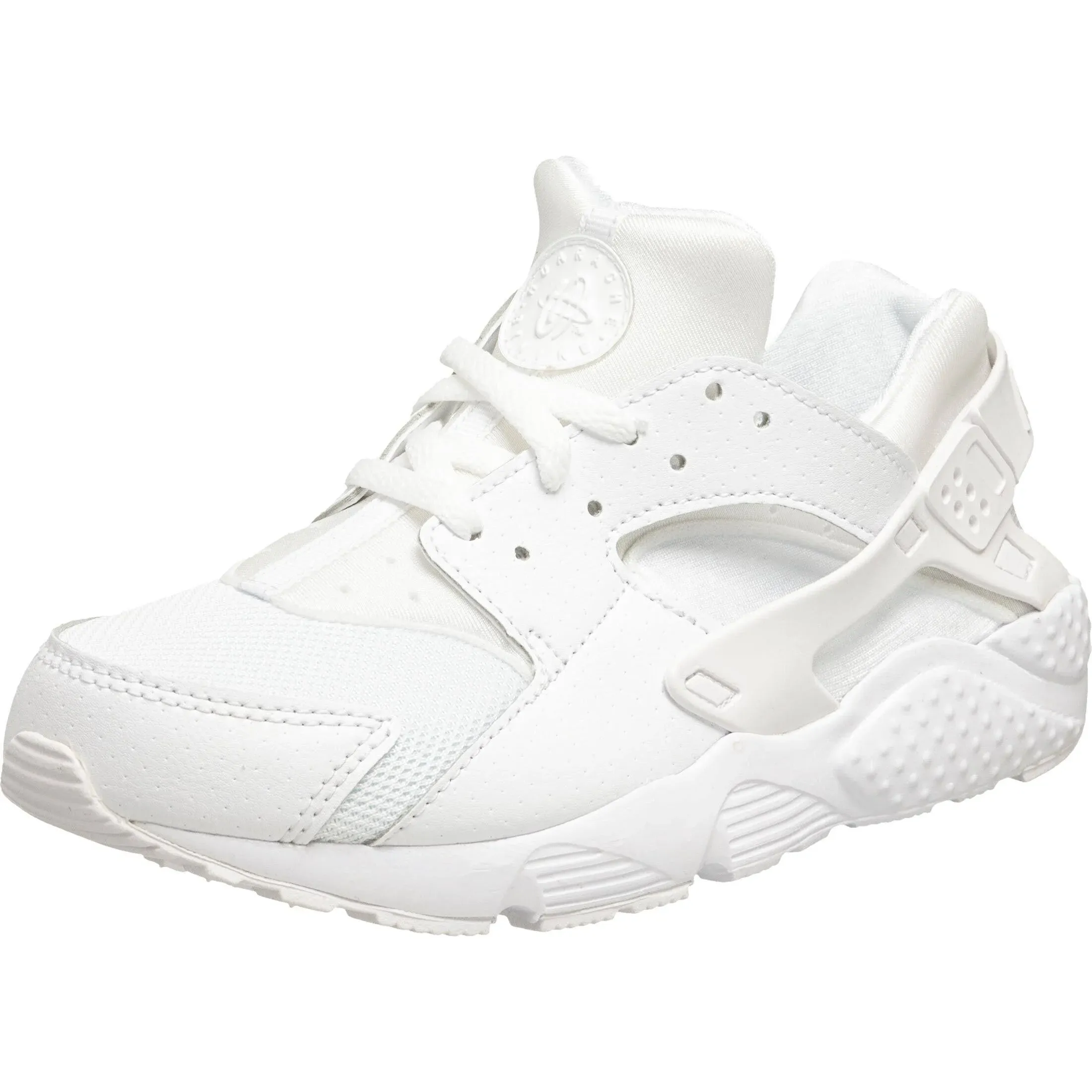 Nike Huarache Run (PS) White/ White-Pure Platinum