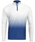 Badger Sport 4222 Hex 2.0 1/4 Zip - Royal Hex