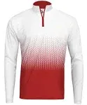 Badger Sport 4222 Hex 2.0 1/4 Zip - Red Hex