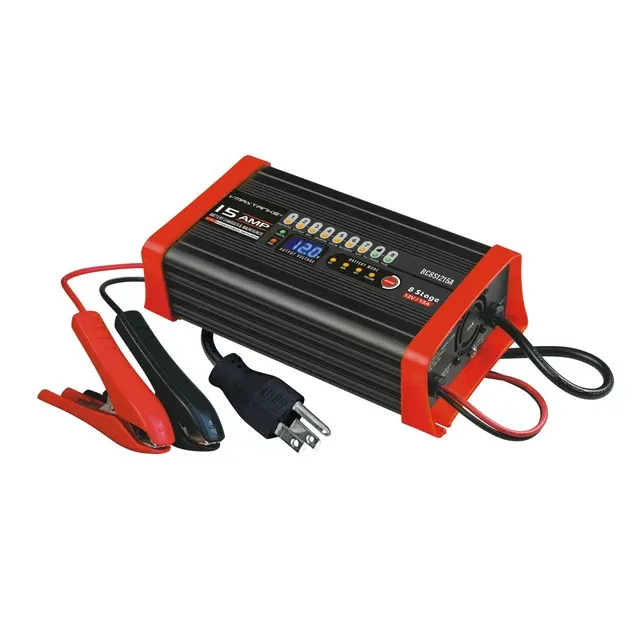 BC8S1215A 12V 15A 8 Stage SMART CHARGER / MAINTAINER / TENDER for 12V BATTERY