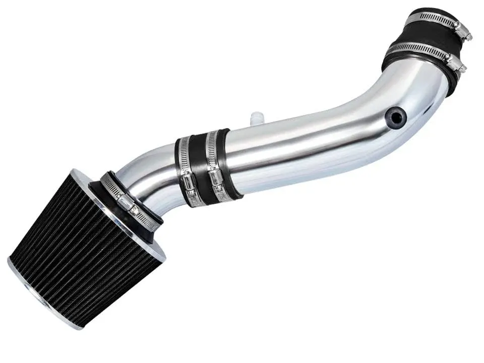 Rtunes Racing Short Ram Air Intake Kit + Filter Combo Black Compatible for 07-11 ...