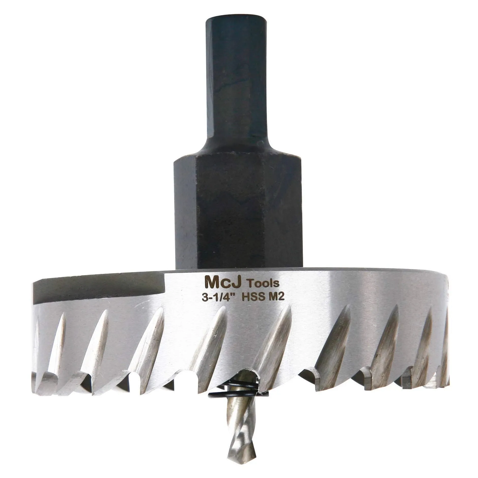 McJ Tools 3-1/4 Inch HSS M2 Drill Bit Hole Saw for Metal, Steel, Iron, Alloy, Ideal for Electricians,