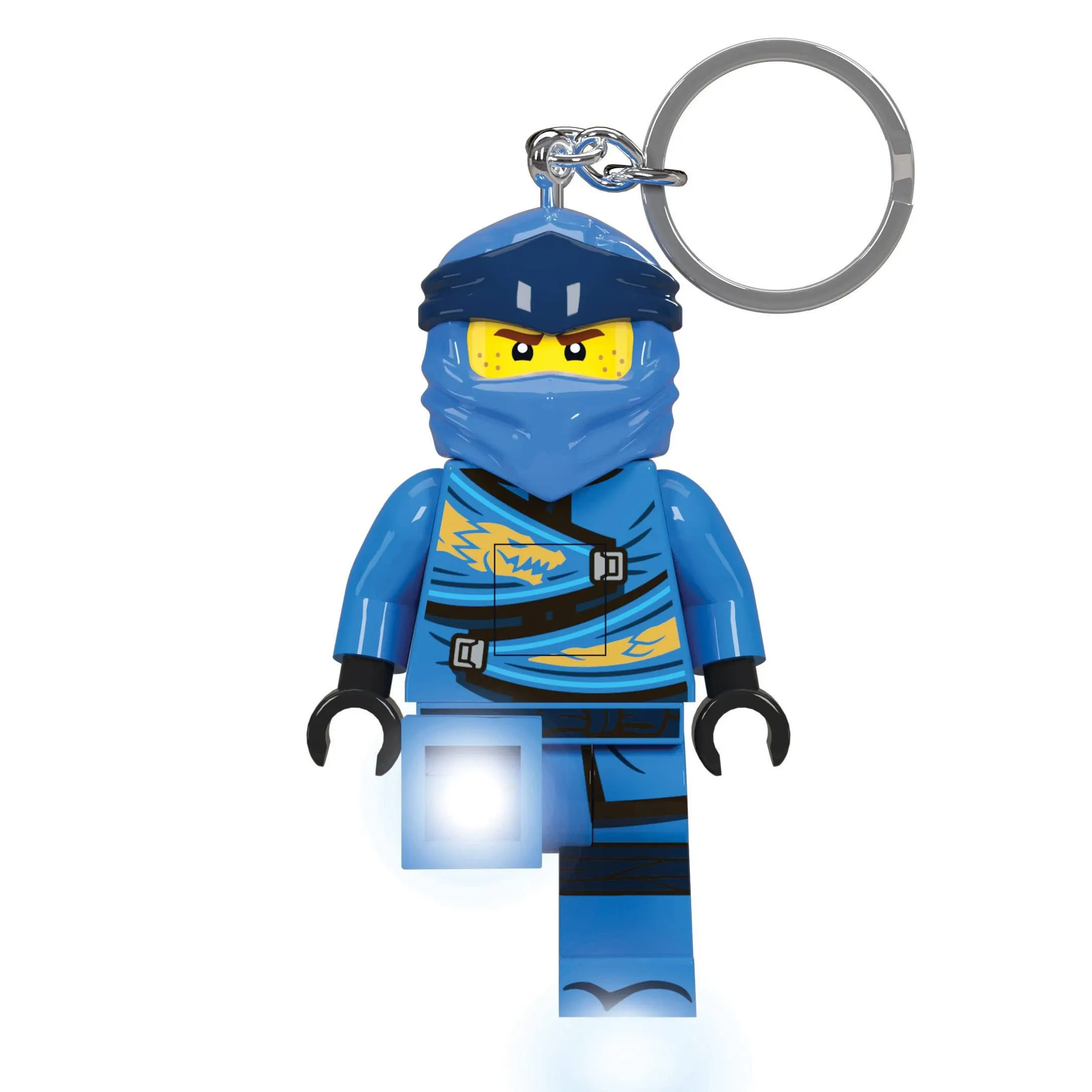 LEGO Ninjago Legacy Keychain Light - Jay (KE148H), Ages 6 and up, 1 Keychain Light, Blue, Unisex