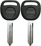 GMC Envoy Yukon Quality OEM Uncut Key Blanks, Pack of 2