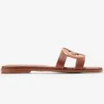 Women's Cole Haan Chrisee Slide Sandals Pecan Leather