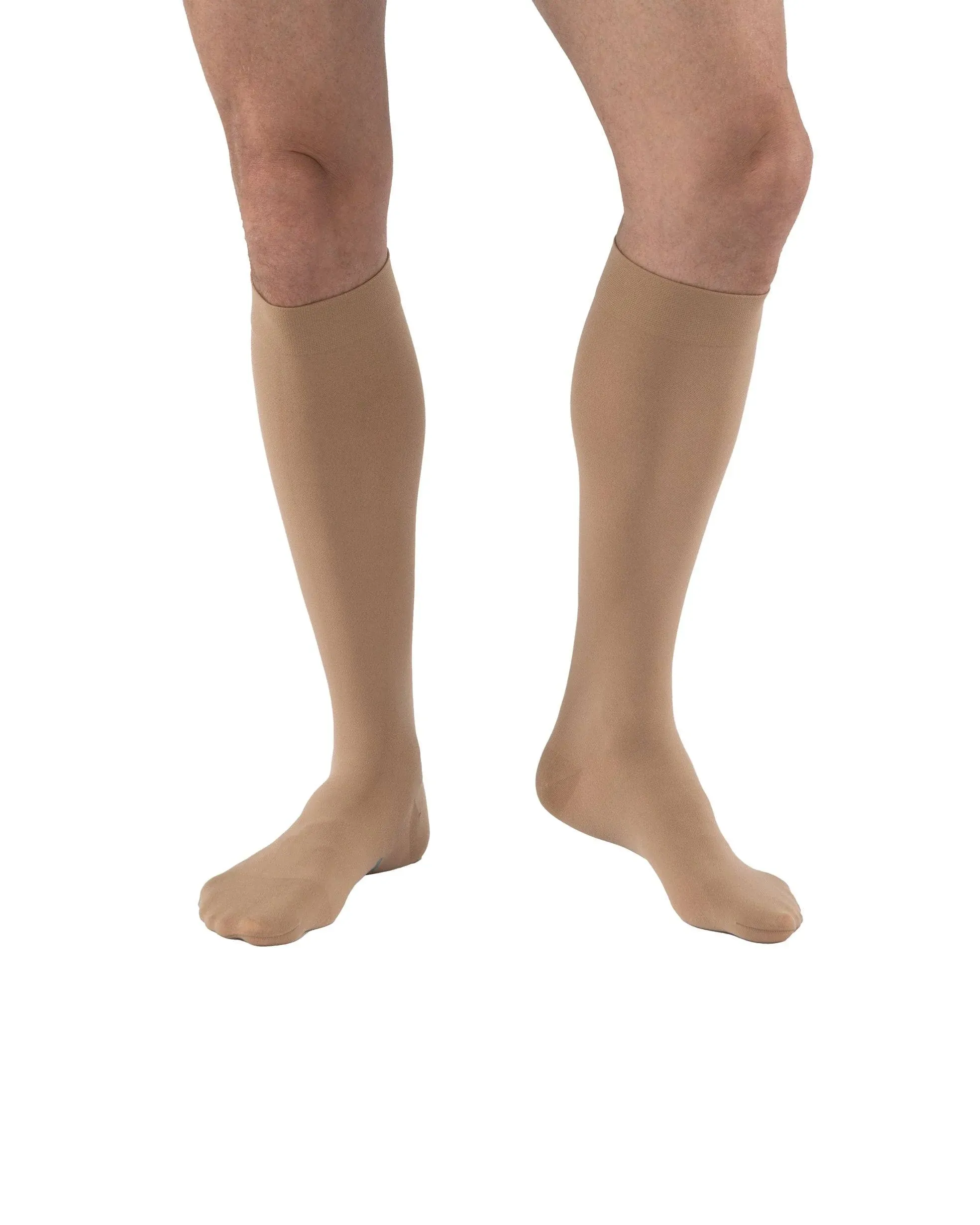 Jobst Relief Unisex OPEN TOE Knee Highs w/ Silicone Top Band 20-30 mmHg