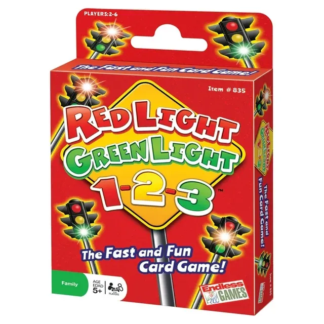 Endless Games Red Light, Green Light, 1-2-3 Card Game