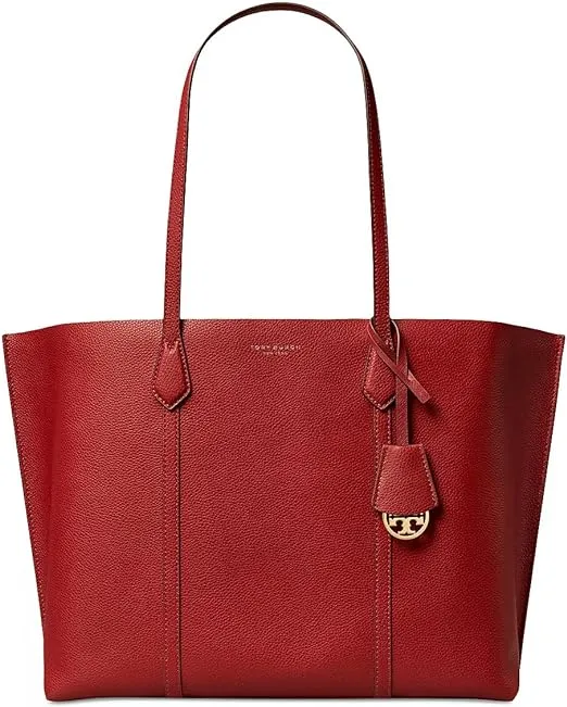 Tory Burch Women's Perry Leather Tote - Light Umber 