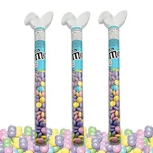 Easter Candy M&Ms Bulk 3 Pack of M&M Tubes Easter Bunny Ear. Easter Chocolate M&M Tubes, M&Ms Candy, Pastel Candy Easter Chocolate, Bulk M&Ms, Mnm Candy, M&Ms Candy Bulk.