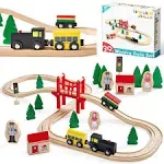 Tiny Land Wooden Train Set