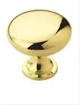 Amerock BP53005BBZ, Edona 1-1/4 inch Diameter Cabinet Knob, Golden Champagne