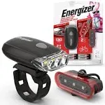 Energizer Bike Light Set Headlight &amp; Tail Light 130 Lumens w/ 2 modes