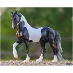 Breyer Battlefield Angle HP "Ezra" Pinto Friesian Sporthorse