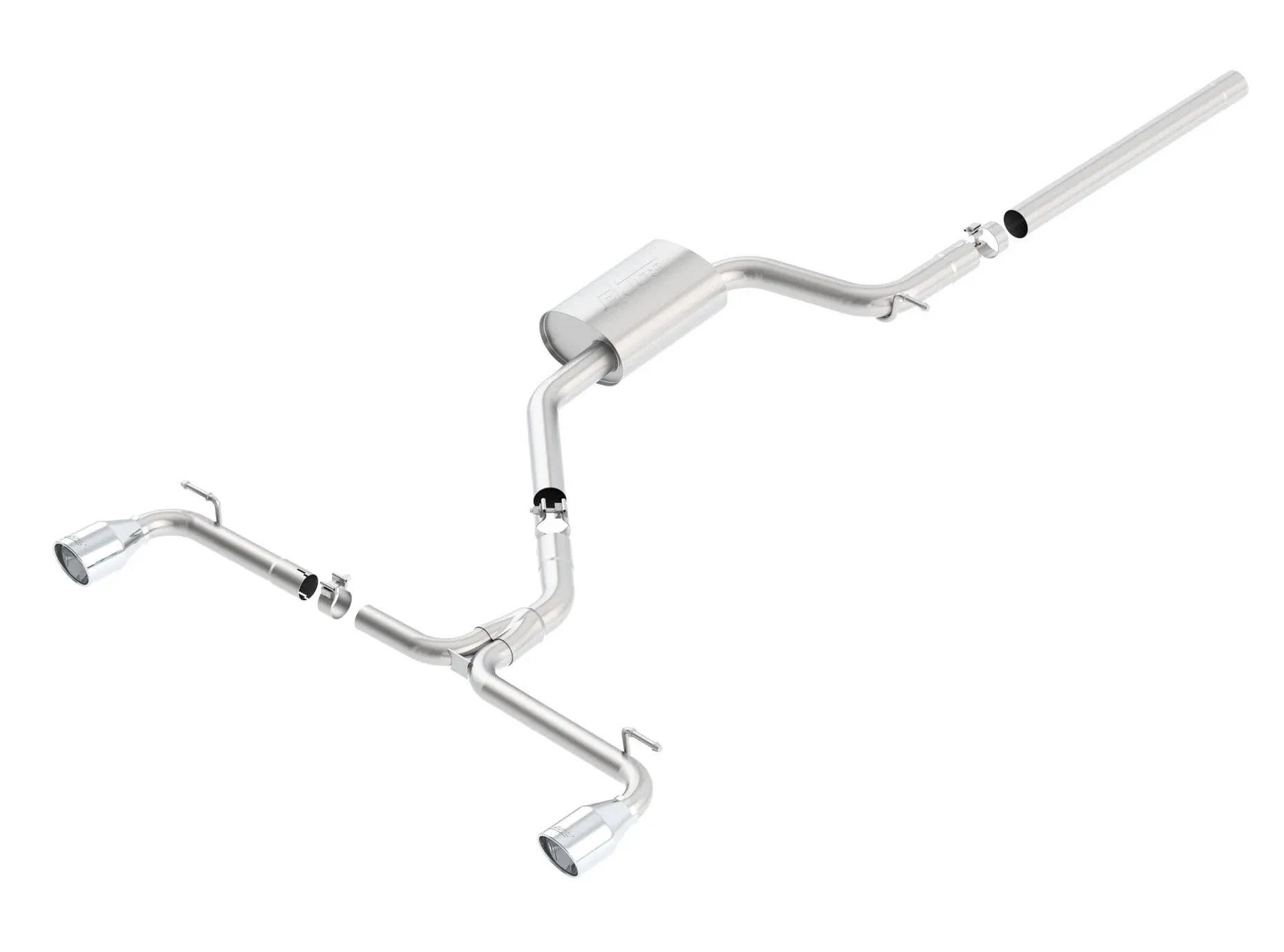 Borla Cat-Back Exhaust System w/Rolled Tips 2015-17 Volkswagen GTI