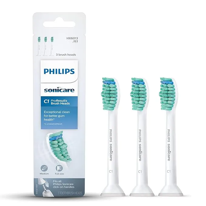 (NEW) Philips Sonicare HX6013/63 Replacement Heads - 3 Pieces (Bundle 11 packs)