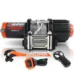 ZESUPER 4500 lb. Waterproof Electric SYNTHETIC Rope Winch (MISSING BOLTS/Nuts)