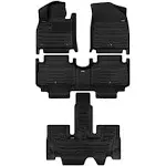 TuxMat 8718-R3 Front and Rear Row Custom Floor Liner Set