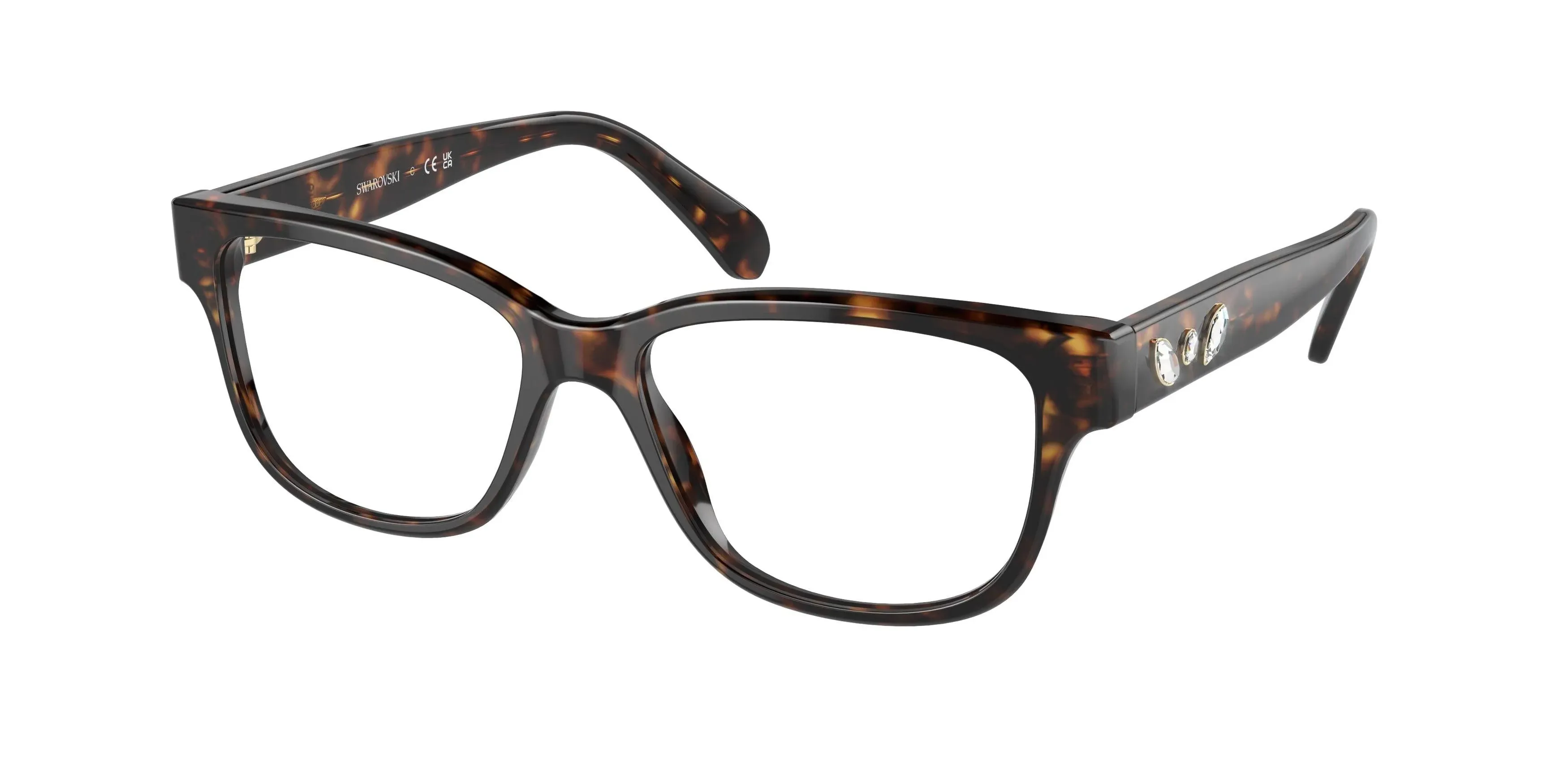 SWAROVSKI Women's Sk2007 Square Prescription Eyewear Frames