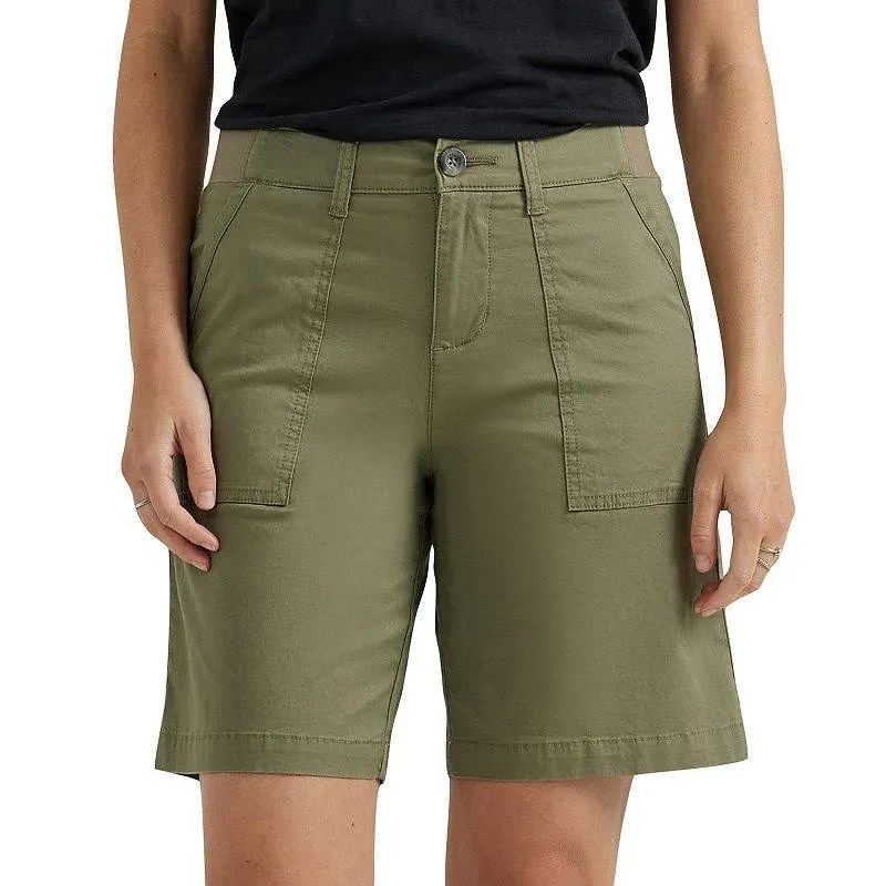 Lee Women's Ultra Lux Comfort with Flex-to-go Utility Bermuda Short