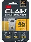 45 lbs. Drywall Picture Hanger with Temporary Spot Marker (Pack of 3-Hangers and 3-Markers)