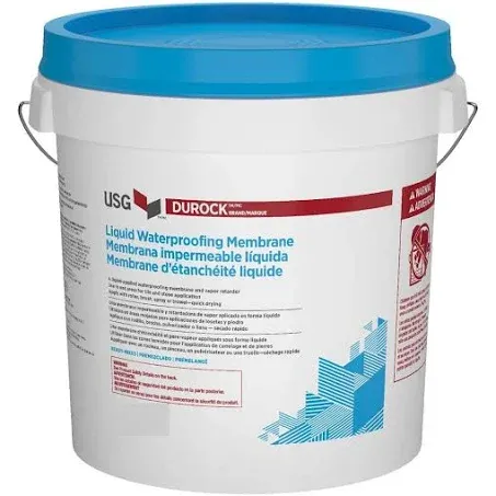 USG DUROCK Brand Liquid Waterproofing Membrane 1 Gallon - Pack of 2