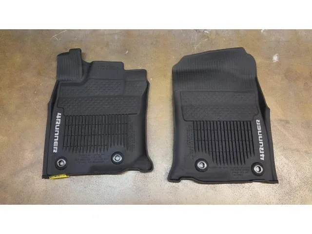 2013 - 2024 TOYOTA 4RUNNER OEM ALL WEATHER FLOOR LINERS PT908-89160-02