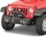 TACTIK Stubby Front Bumper with Hoop for 07-18 Jeep Wrangler JK