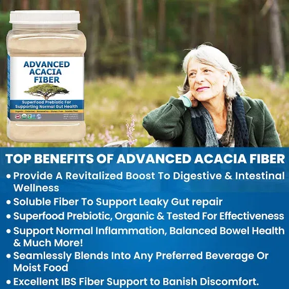 Kidney Restore Acacia Fiber Powder Prebiotic Soluble Fiber Powder Perfect Bathroom Trips